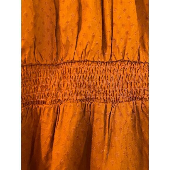 Universal threads NWT rusty orange smocked waist top small - Picture 6 of 11